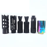 14MM CCW FLASH HIDER DECORATION ALUMINUM ALLOY COMPATIBLE WITH 14MM GEL BLASTER (DECORATION ONLY, NO ACTUAL FUNCTION)