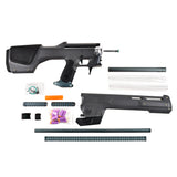 WORKER KunLun Blaster Bolt Action Half Size Foam Dart Sniper Toy with Orange Tips, Bipod Not Included