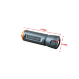 JGCWorker 15 Degrees Bearing Line Tube Scar Metal Shell Muffler Appearance Decoration Flame Arrestor for Seagull Blaster