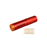 JGCWorker Scar Barrel Metal Shell, Muffler Appearance Decoration Flame Arrestor for WORKER Blaster (Metal Shell Only)