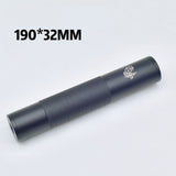 14MM CCW Silencer Decoration Aluminum Alloy Compatible with 14mm Barrel Gel Blaster (Decoration Only, No Actual Function)