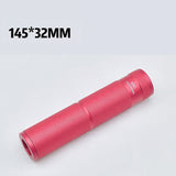 14MM CCW Silencer Decoration Aluminum Alloy Compatible with 14mm Barrel Gel Blaster (Decoration Only, No Actual Function)