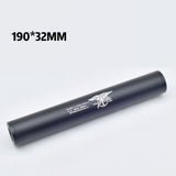 14MM CCW Silencer Decoration Aluminum Alloy Compatible with 14mm Barrel Gel Blaster (Decoration Only, No Actual Function)