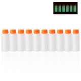 JGCWORKER 200PCS Stefan Short Darts Luminescent Short Dart for Nerf/WORKER  Blasters White Orange