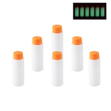 JGCWORKER 200PCS Stefan Short Darts Luminescent Short Dart for Nerf/WORKER  Blasters White Orange