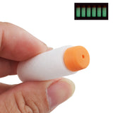 JGCWORKER 200PCS Stefan Short Darts Luminescent Short Dart for Nerf/WORKER  Blasters White Orange