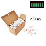 JGCWORKER 200PCS Stefan Short Darts Luminescent Short Dart for Nerf/WORKER  Blasters White Orange