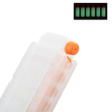 JGCWORKER 200PCS Stefan Short Darts Luminescent Short Dart for Nerf/WORKER  Blasters White Orange