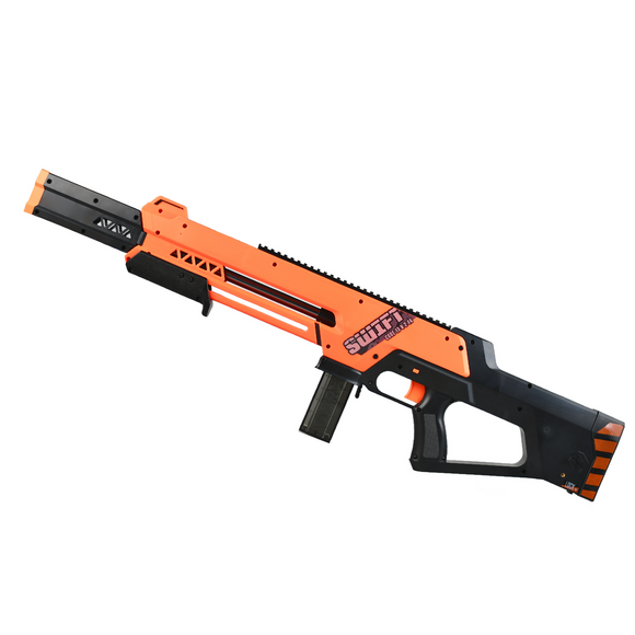 JGCWorker Swift Blaster Guns Toy, Full Mod Kits Set Short Darts Shooting Game (Orange Black)