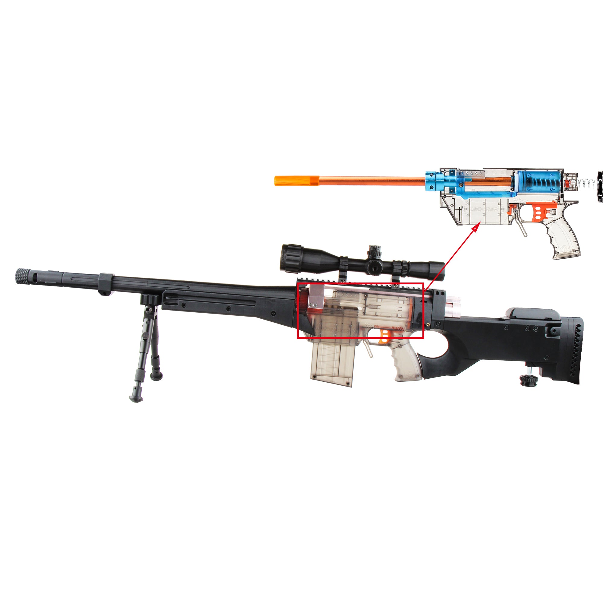 Nerf L96 AWP Bolt Action Sniper Rifle -  Denmark