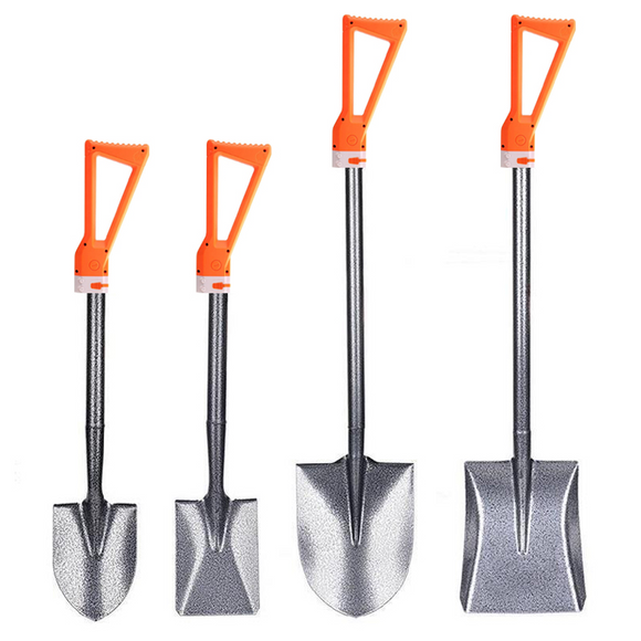 Barbecue Tool Kits Accessories Turner Hook Handle Anti Scald Components, Shovel Triangular Anti Slip Handle Orange.（Tool Not Included）