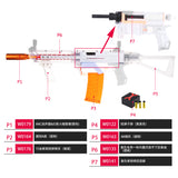 JGCWorker FCZ-W008 MCX Style And Short Darts Transform Mod Kits Set for  Nerf N-Strike Retaliator Avenger Blaster - Nerf Mod Kits -Worker Mod Kits