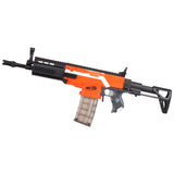 JGCWorker STF-W003-01-A Style FN SCAR Mod Kits Set With Orange Adaptor for Nerf N-Strike Elite Stryfe Blaster - Nerf Mod Kits -Worker Mod Kits