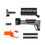 JGCWorker STF-W002 AK-12 B Style Mod Kits Set With Orange Adaptor for Nerf N-Strike Elite Stryfe Blaster - Nerf Mod Kits -Worker Mod Kits