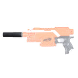 JGCWORKER ABS Plastic Long ACC CQB Silencer for Nerf Blaster - Nerf Mod Kits -Worker Mod Kits