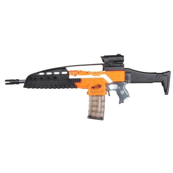 JGCWorker STF-W010 XM8 Mod Kits Set With Orange Adaptor And Long Front Tube for Nerf N-Strike Elite Stryfe Blaster - Nerf Mod Kits -Worker Mod Kits