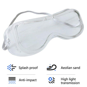 Saliva-proof splash-proof goggles dust-proof glasses safety goggles suitable for adults and children