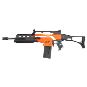 JGCWorker STF-W016-A G36 Style Mod Kits Set With Orange Adaptor And Long Front Tube for Nerf N-Strike Elite Stryfe Blaster - Nerf Mod Kits -Worker Mod Kits