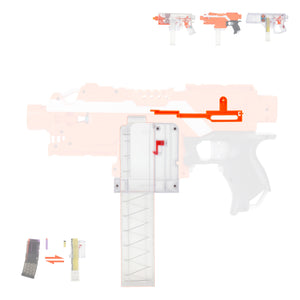 JGCWorker Short Dart Talon Magazine Mod Kit Set for Nerf Stryfe and Worker Swordfish Dominator - Nerf Mod Kits -Worker Mod Kits