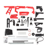 Worker F10555 No.213 Esper Blaster for Talon Magazine - Red + Black Rubber Band Toy Gun Version B - Nerf Mod Kits -Worker Mod Kits