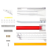 JGCWORKER Integrated Head Tube and Shotgun Grip Kits Set for Nerf N-Strike Elite Retaliator - Nerf Mod Kits -Worker Mod Kits