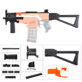 JGCWorker STF-W008-02-A MP5-K B Style Mod Kits Set for Nerf N-Strike Elite Stryfe Blaster - Nerf Mod Kits -Worker Mod Kits
