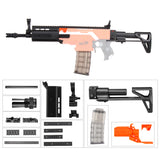 JGCWorker STF-W003-01-A Style FN SCAR Mod Kits Set With Orange Adaptor for Nerf N-Strike Elite Stryfe Blaster - Nerf Mod Kits -Worker Mod Kits