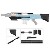 JGCWorker F10555 3D Printed CJ-001 Kits Set for Nerf Zombie Strike ZED Squad Longshot CS-12 Blaster - Nerf Mod Kits -Worker Mod Kits