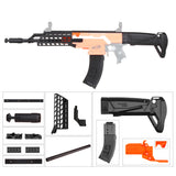 JGCWorker STF-W024-A AK Alfa Style Mod Kits Set With Orange Adaptor for Nerf N-Strike Elite Stryfe Blaster - Nerf Mod Kits -Worker Mod Kits