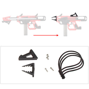 JGCWorker F10555 No.213 Esper Pull-down Version B to Pull-up Version A Kit - Version A Red + Black - Nerf Mod Kits -Worker Mod Kits