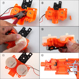 JGCWORKER Lightweight Flywheels for Nerf N-strike Elite Stryfe RAPIDSTRIKE Blaster - Nerf Mod Kits -Worker Mod Kits