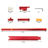 JGCWorker Stefan Short Darts Upgrade Tube Bolt Metal Breech Rail Kits for Adventure Force Nexus Pro Modify Toy