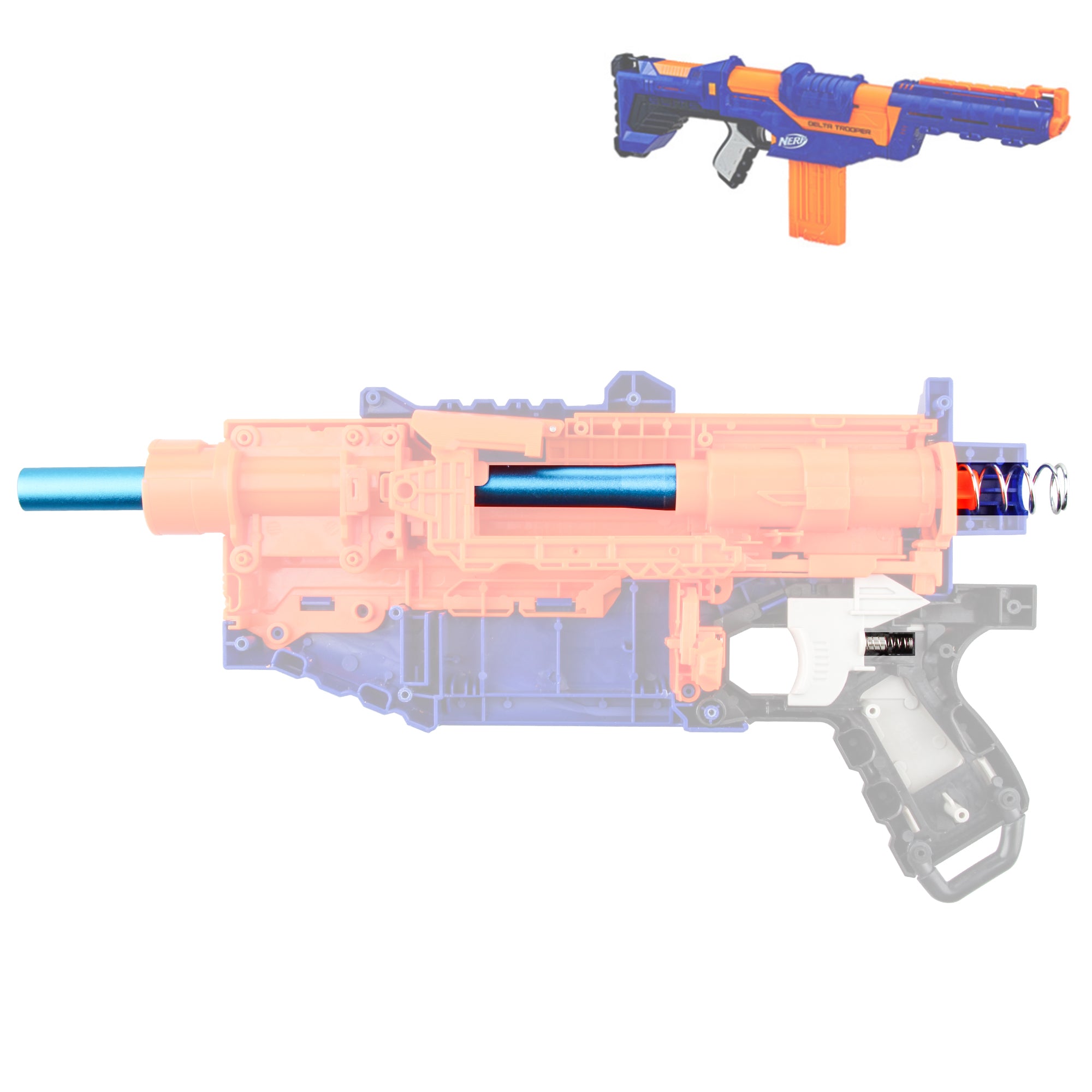 JGCWorker Short Darts Modification Kit Set for Nerf N-Strike Elite Del