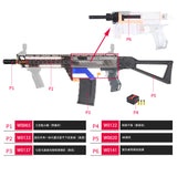 JGCWorker FCZ-W009 MCX Style And Short Darts Transform Mod Kits Set for  Nerf N-Strike Retaliator Avenger Blaster - Nerf Mod Kits -Worker Mod Kits