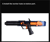 JGCWorker 3D Printing Pump kit Stock for Nerf Rival Apollo XV700 Modify Toy Color Orange (Blaster not included) - Nerf Mod Kits -Worker Mod Kits