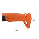 JGCWorker F10555 3D Printing A Style Shoulder Stock Replacement for Nerf N-Strike Elite Stryfe Blaster Color Orange - Nerf Mod Kits -Worker Mod Kits