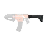 Worker F10555 3D Printing No.130 Foldable Shoulder Stock for nerf N-strike elite Color Black - Nerf Mod Kits -Worker Mod Kits