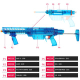 JGCWOKKER Short Dart with B Type Air Pump MCX Style PROPHECY Blaster - Nerf Mod Kits -Worker Mod Kits