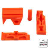 JGCWORKER Tactical Rail Adaptor Front Top and Sides for Nerf STRYFE - Nerf Mod Kits -Worker Mod Kits