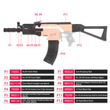 JGCWorker STF-W030 NO.105 C Style Mod Kits Set With Black Adaptor for Nerf N-Strike Elite Stryfe Blaster - Nerf Mod Kits -Worker Mod Kits
