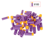 JGCWorker 100PCS Waffle Short Darts for Nerf/WORKER Flywheel Modifed Blaster