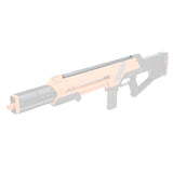 W0563 WORKER SWIFT Silver Metal Top Rail  For WORKER SWIFT Blaster Modify Toy