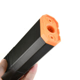 F10555 WORKER 3D Printing Fishing Line Tube Decorator 150*φ64mm for NERF Blaster Modify Toy（F0460-Y ）