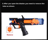 JGCWorker 3D Printing Pump kit Stock for Nerf Rival Apollo XV700 Modify Toy Color Orange (Blaster not included) - Nerf Mod Kits -Worker Mod Kits