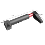 JGCWORKER L-shape Fixed Collapsible Shoulder Stock for Nerf N-strike Elite Stryfe Blaster - Nerf Mod Kits -Worker Mod Kits