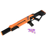 JGCWorker Swift Blaster Guns Toy, Full Mod Kits Set Short Darts Shooting Game (Orange Black)