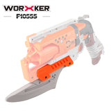 WORKER F10555 NO.217 Mod Kit for Nerf Hammershot attachments Bayonet Style