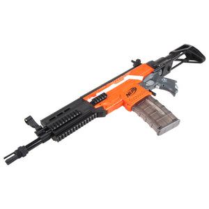 JGCWorker STF-W003-01-A Style FN SCAR Mod Kits Set With Orange Adaptor for Nerf N-Strike Elite Stryfe Blaster - Nerf Mod Kits -Worker Mod Kits