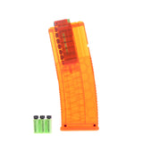 JGCWORKER Hexagon HoneyComb 15 Short Darts Clip Magazine for Nerf Blaster - Nerf Mod Kits -Worker Mod Kits