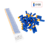 JGCWorker 100PCS Waffle Short Darts for Nerf/WORKER Flywheel Modifed Blaster